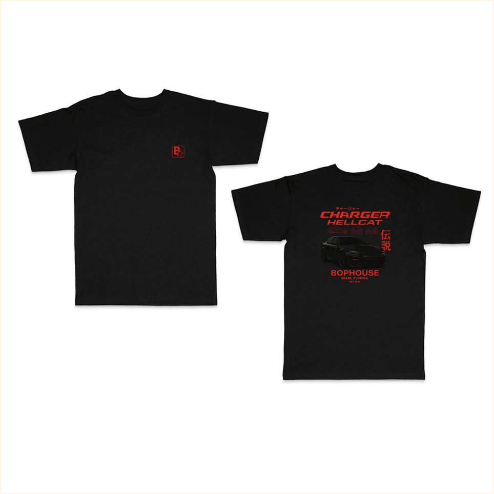 Charger Hellcat Bophouse T-Shirt Camilla Araujo Merch Bop House Merch Father's Day Gifts For Him