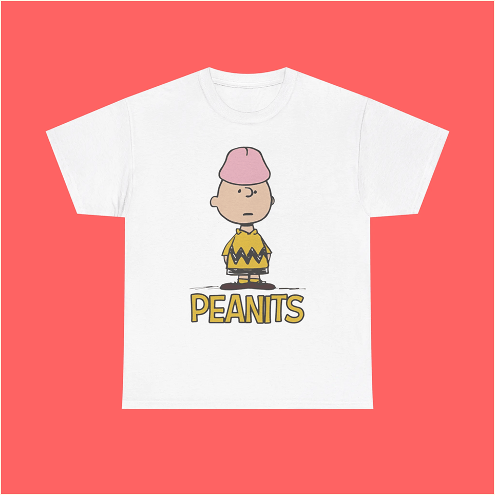 Charlie Brown Peanuts Penis Peanits Shirt Cute T-Shirt Gifts For Girlfriend Gifts For BFF
