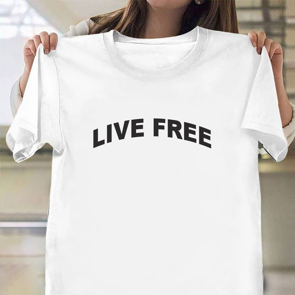 Charlie Kirk Freedom Shirt Live Free T-Shirt Charlie Kirk Merch