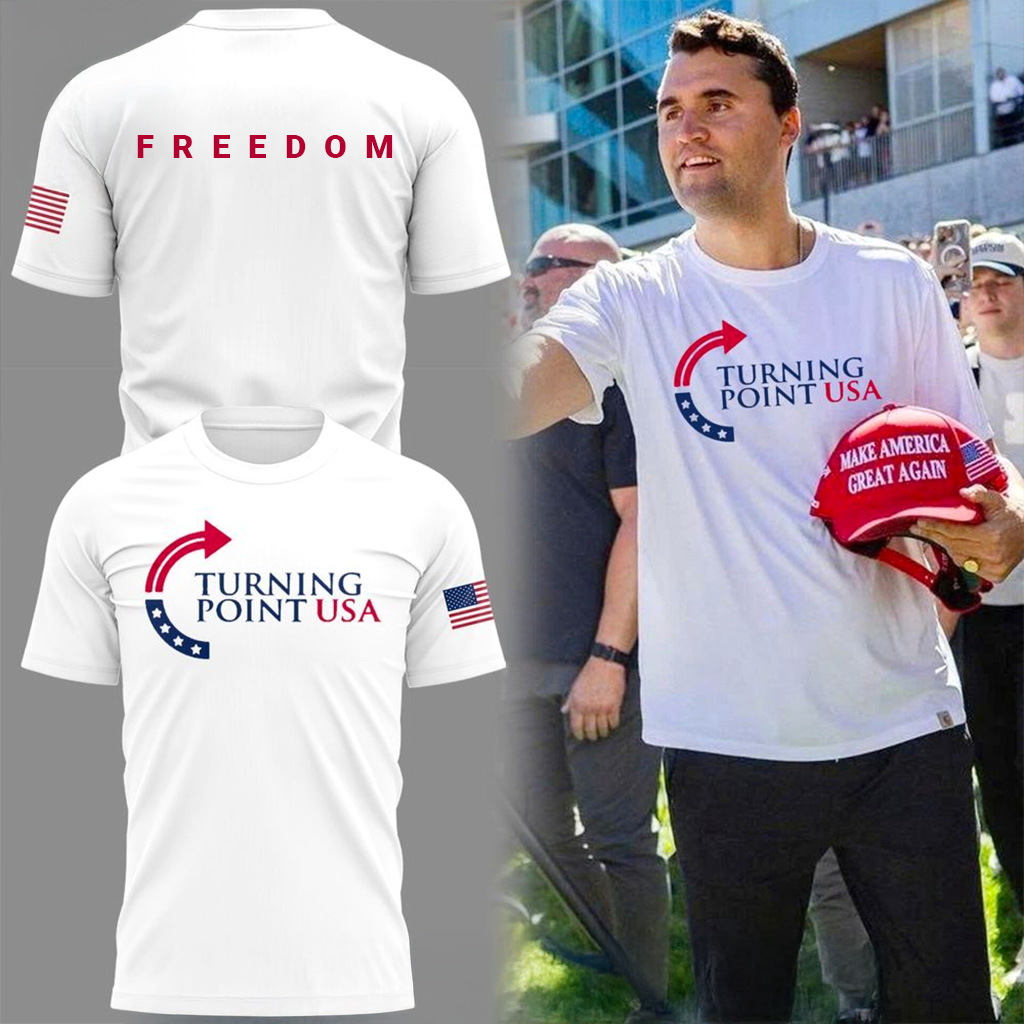 Charlie Kirk Freedom Shirt Turning Point USA TPUSA Merch Gift For MAGA Supporters