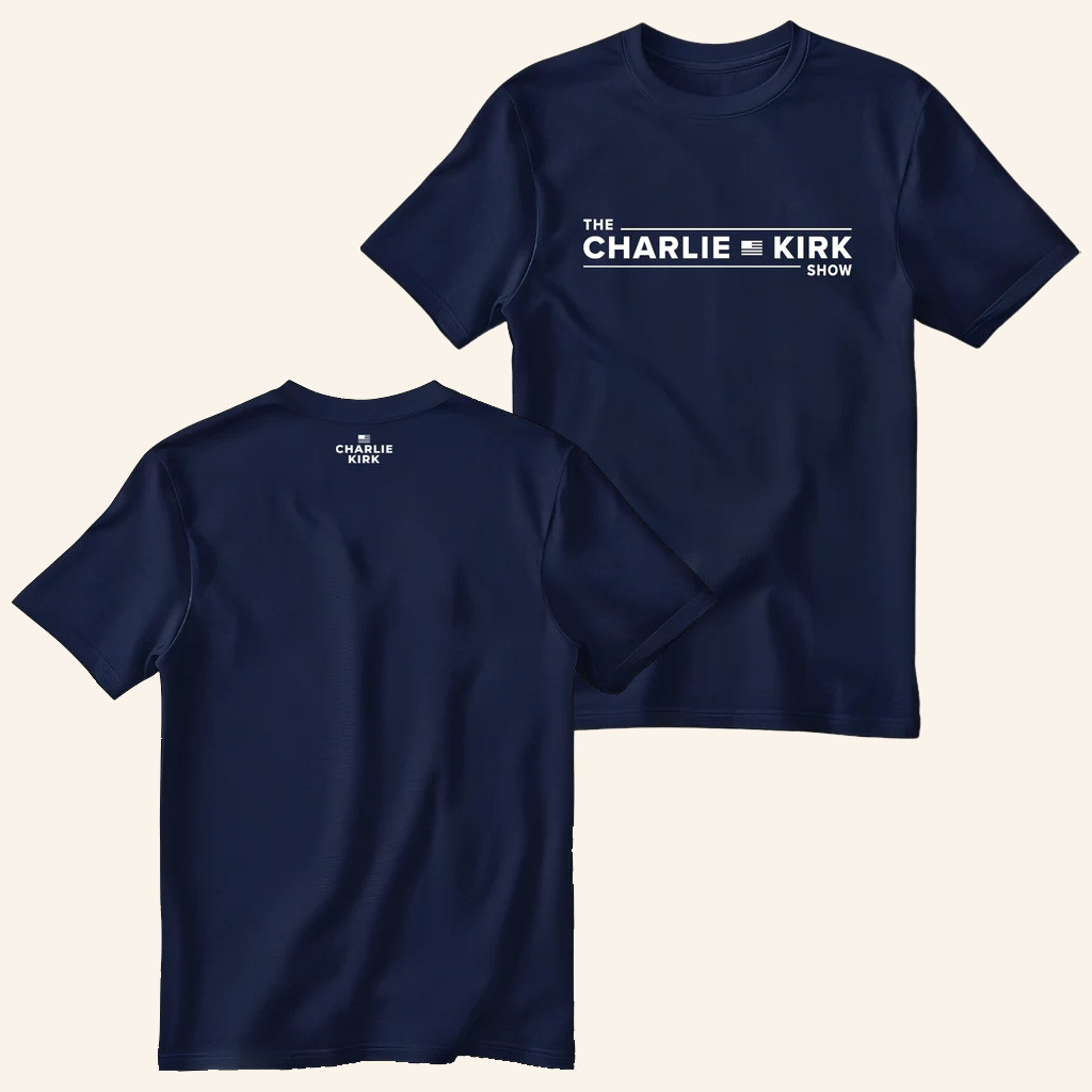 Charlie Kirk Merch The Charlie Kirk Show T-Shirt Patriotic Gifts For Husband
