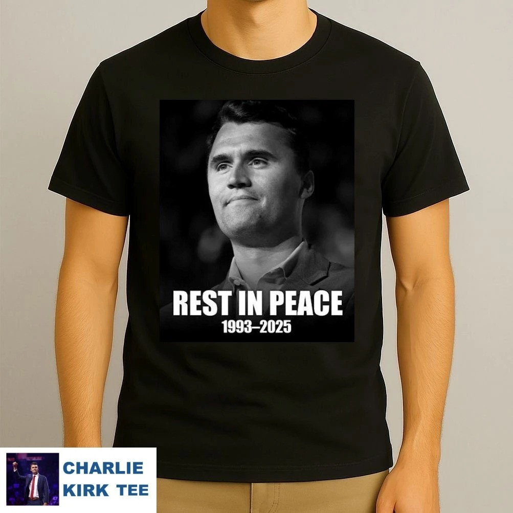 Charlie Kirk Shooters Shirt Rest in Peace Charlie Kirk Shirt Political Activist Memorial Gifts