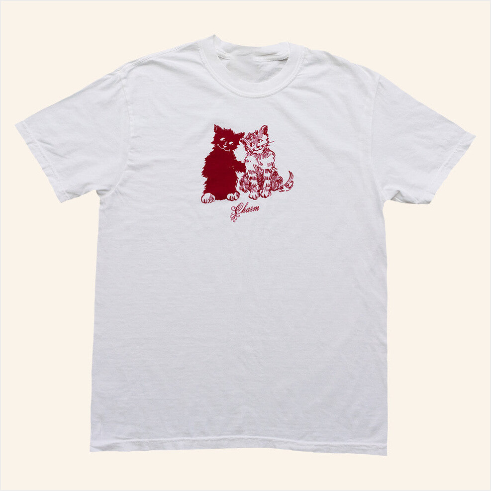 Charm Cats T-Shirt Clairo Charm Merch Birthday Gifts For Friends Her Christmas Presents
