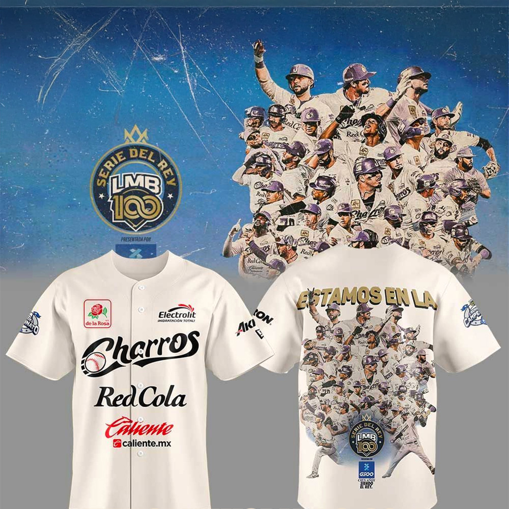 Charros De Jalisco Beisbol Somos Campeones De La Zona Norte Jersey Fan Merch Presents For Him
