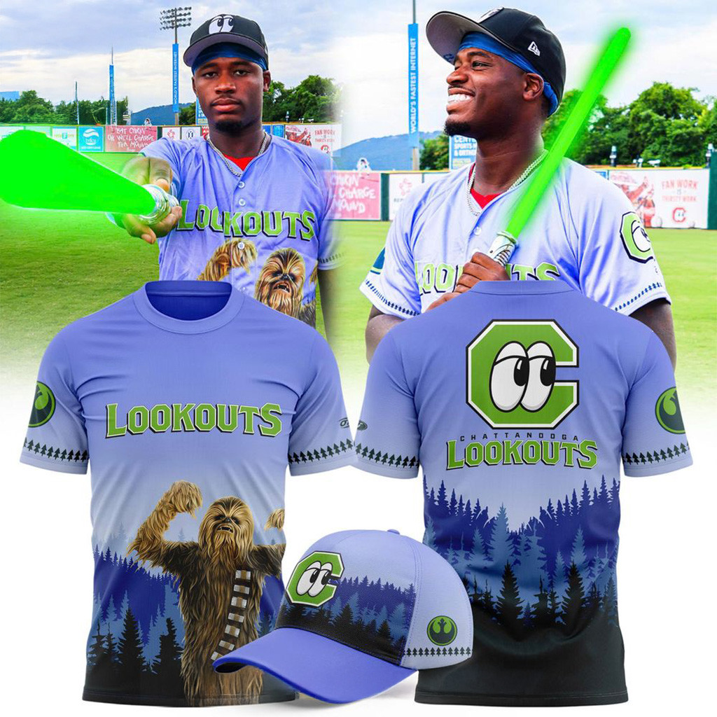 Chattanooga Lookouts Star Wars T-Shirt Chattanooga Lookouts Merch Baseball Lover Gift Ideas