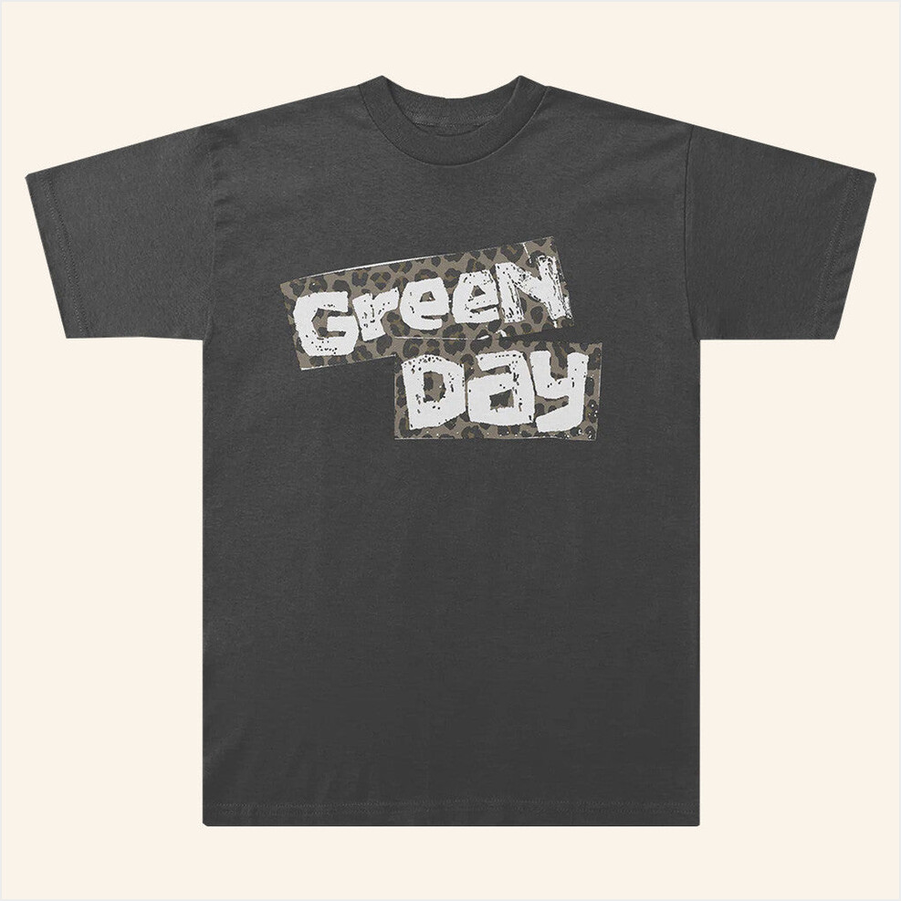 Cheetah Logo T-Shirt Greenday Merch Present For Husband Best Friend Birthday Gifts
