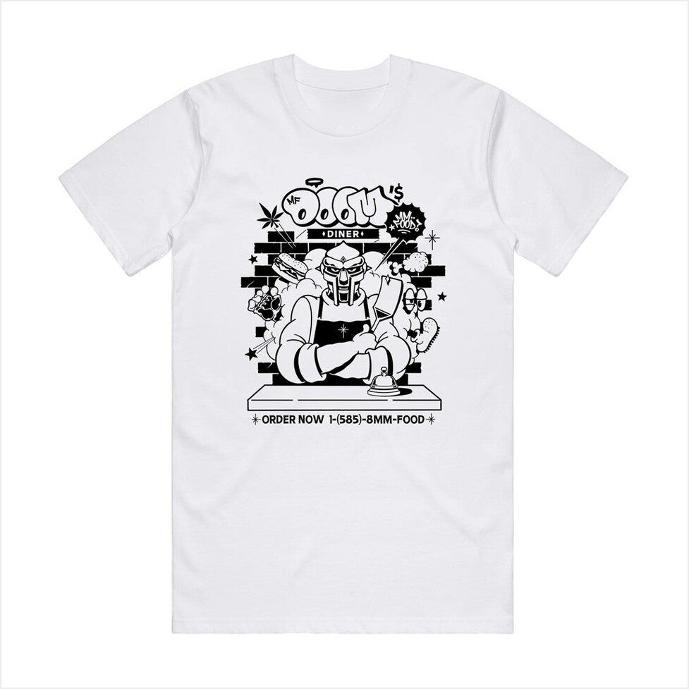 Chef DOOM Shirt MF Doom Merch White Birthday Gifts For Husband Gifts For Best Friend