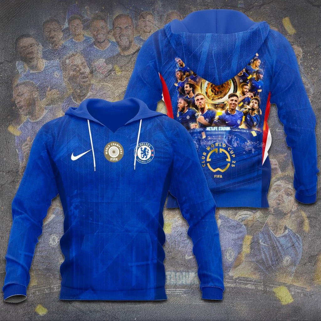 Chelsea FC FIFA Club World Cup Champions 2025 Hoodie Fan Merch Gifts For Husband
