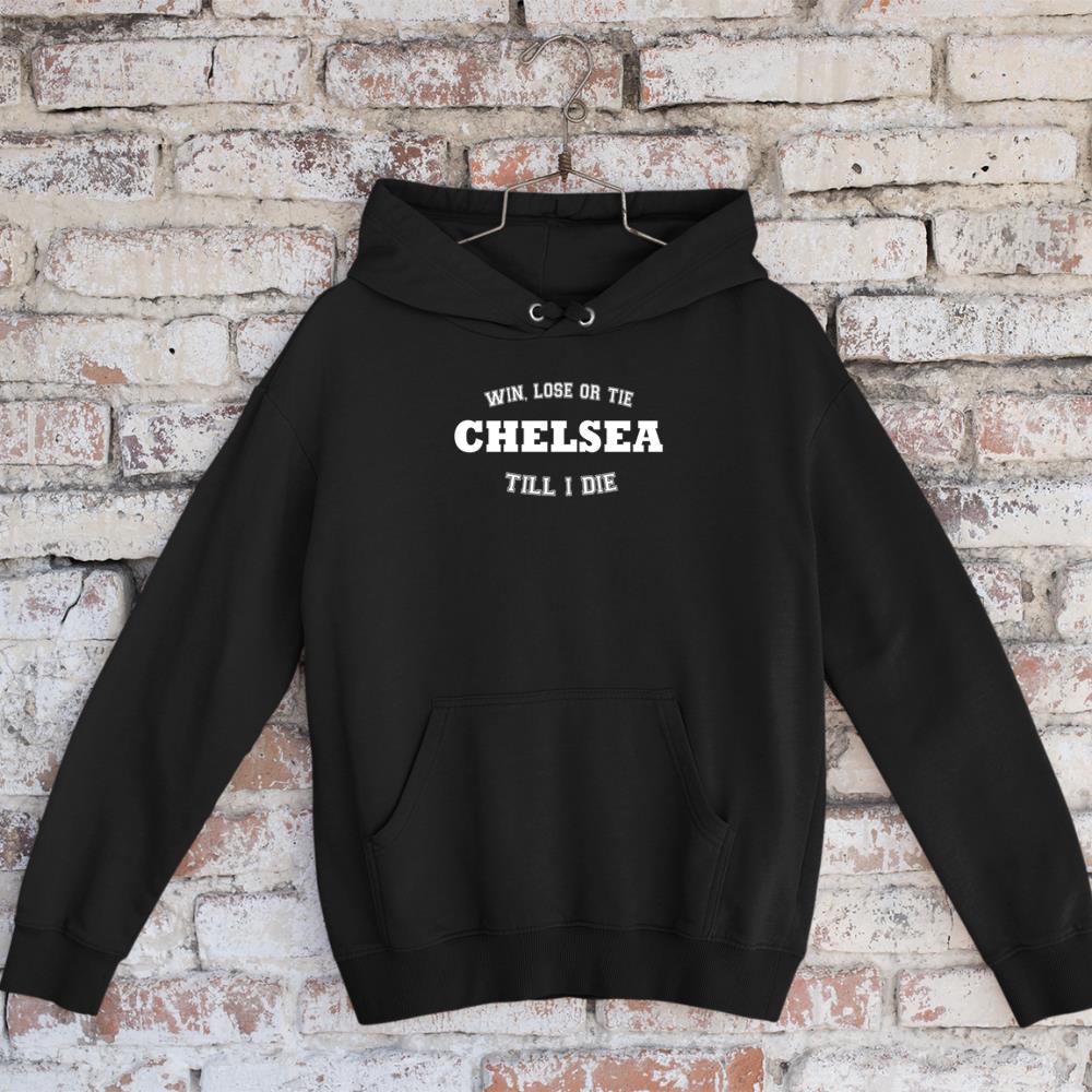 Chelsea Soccer Shirt Men Women Boys Girls Kids Win Loose Tie Pullover Hoodie Hoodie