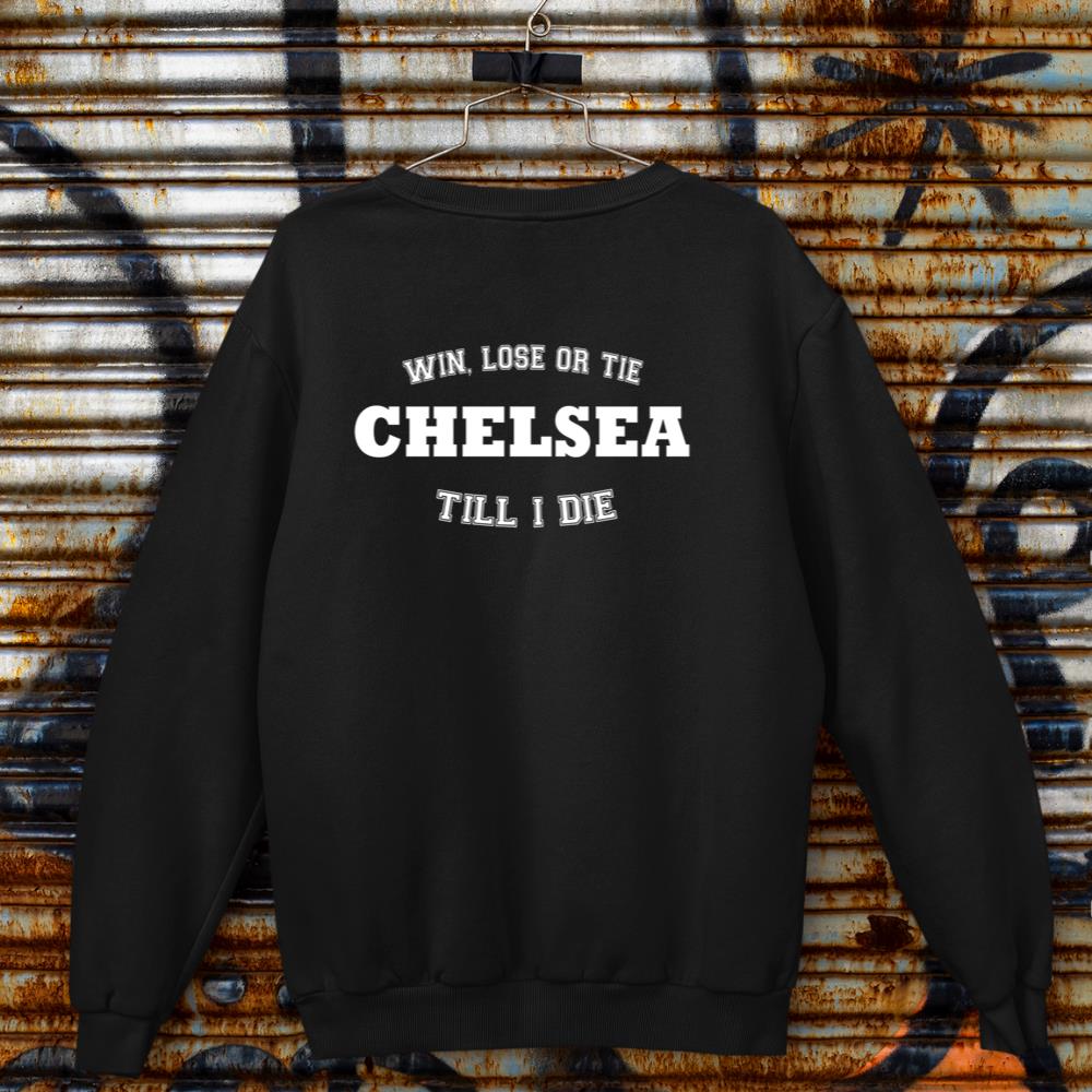 Chelsea Soccer Shirt Men Women Boys Girls Kids Win Loose Tie Pullover Hoodie Sweatshirt