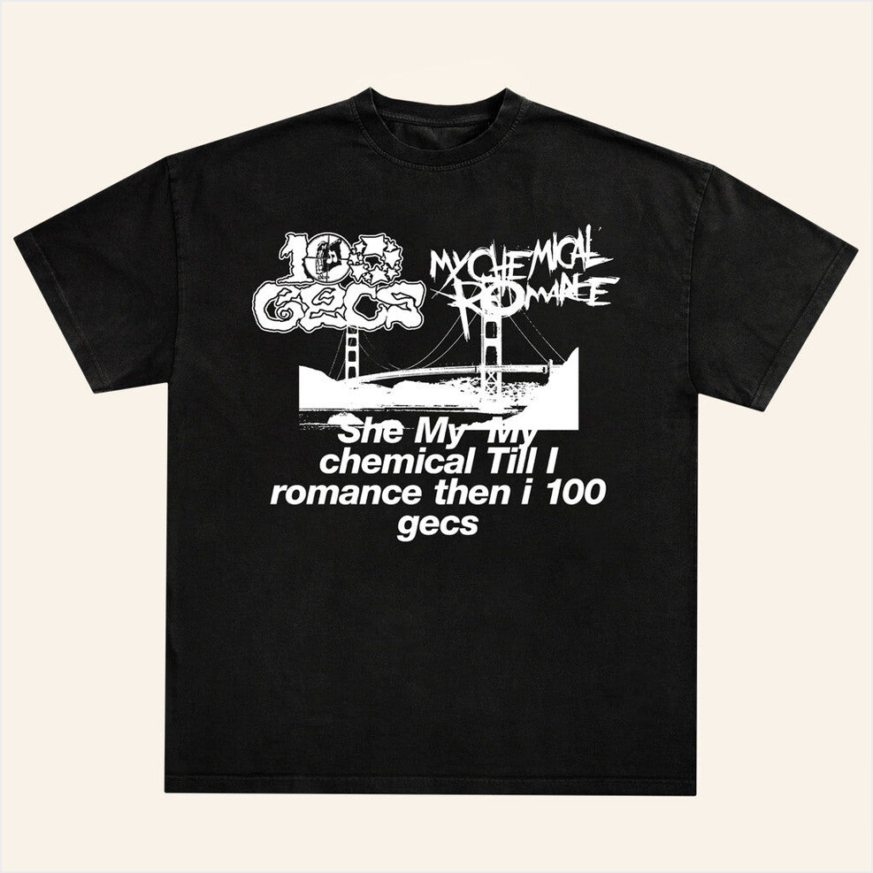 Chemical Gecs T-Shirt 100 Gecs Merch Gift Ideas For Husband Birthday Gifts For BFF