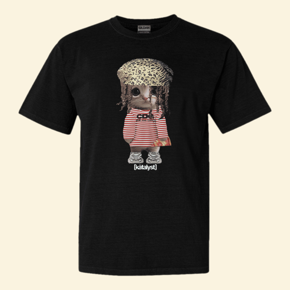Cheromani Kitty T-Shirt Funny Cat Shirt Birthday Gifts For Fan Father's Day Gifts For Dad