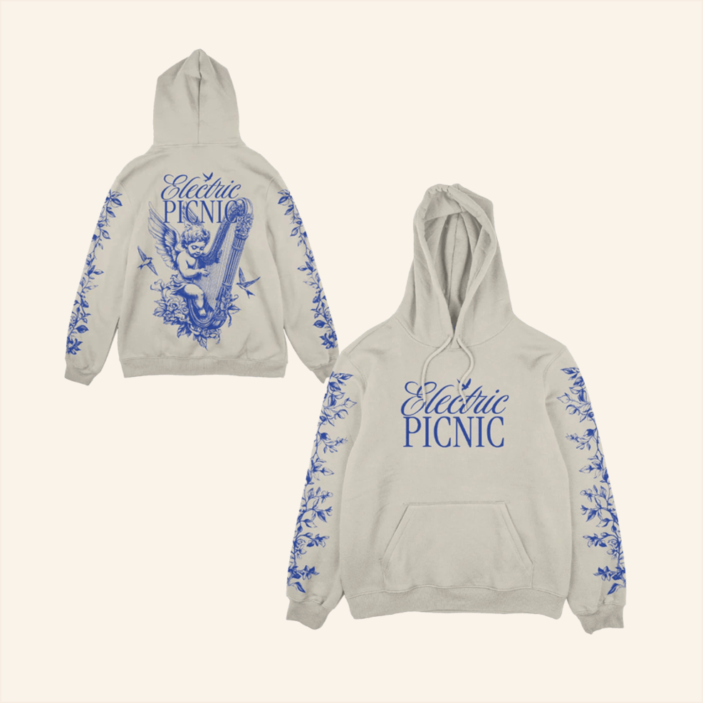 Cherub Harp Hoodie Electric Picnic Merch Present For Husband BFF Birthday Gifts