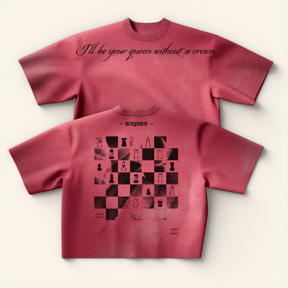 Chessboard Cropped T-Shirt Mayhem Ball Merch Best Birthday Gifts For Mom Gifts For Best Friend