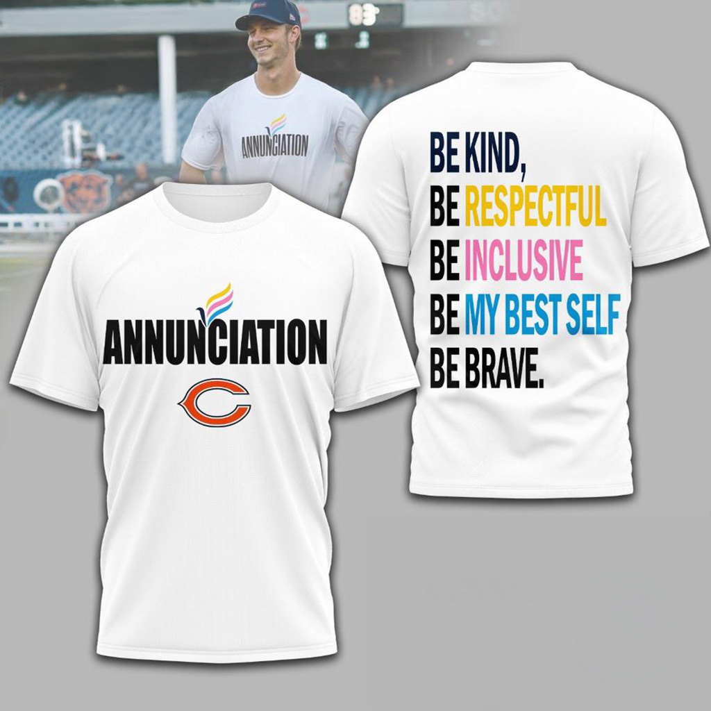 Chicago Bears NFL Annunciation 2025 Shirt Chicago Bears Merch Football Fan Gift Ideas