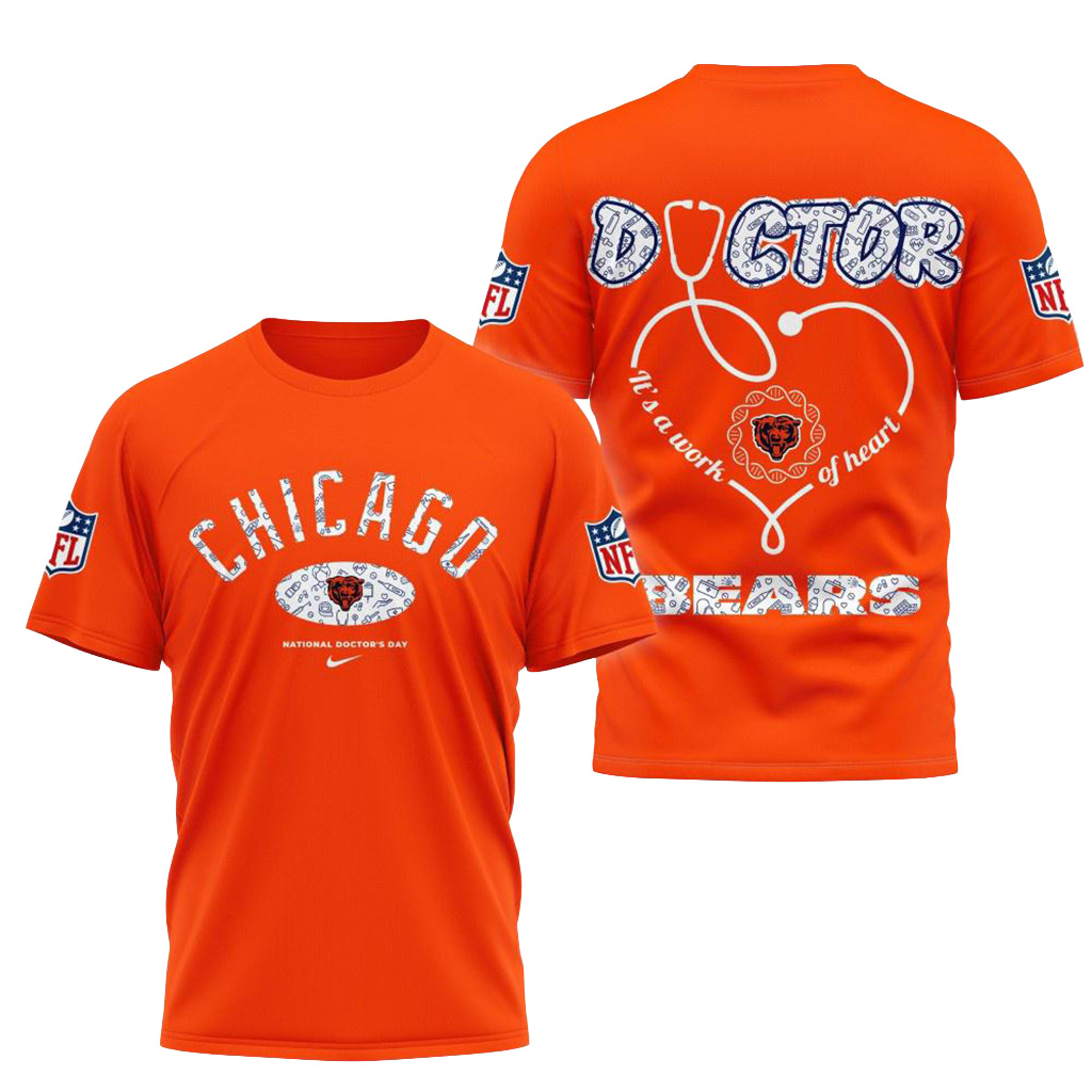 Chicago Bears NFL National Doctors Day Shirt Chicago Bears Merch Gifts For Husband