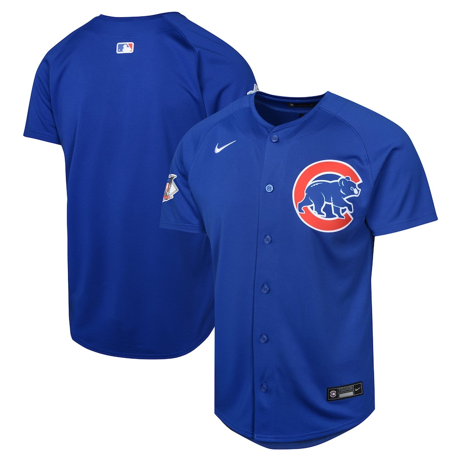 Chicago Cubs Alternate Limited YOUTH Jersey - Blue - JS409