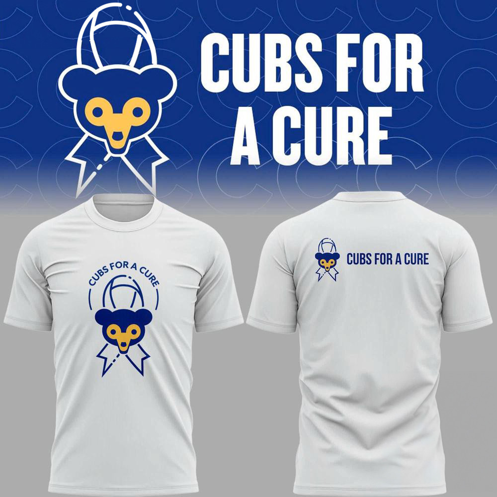 Chicago Cubs For A Cure 2025 Limited Edition 3d Shirt Gift Ideas For Husband