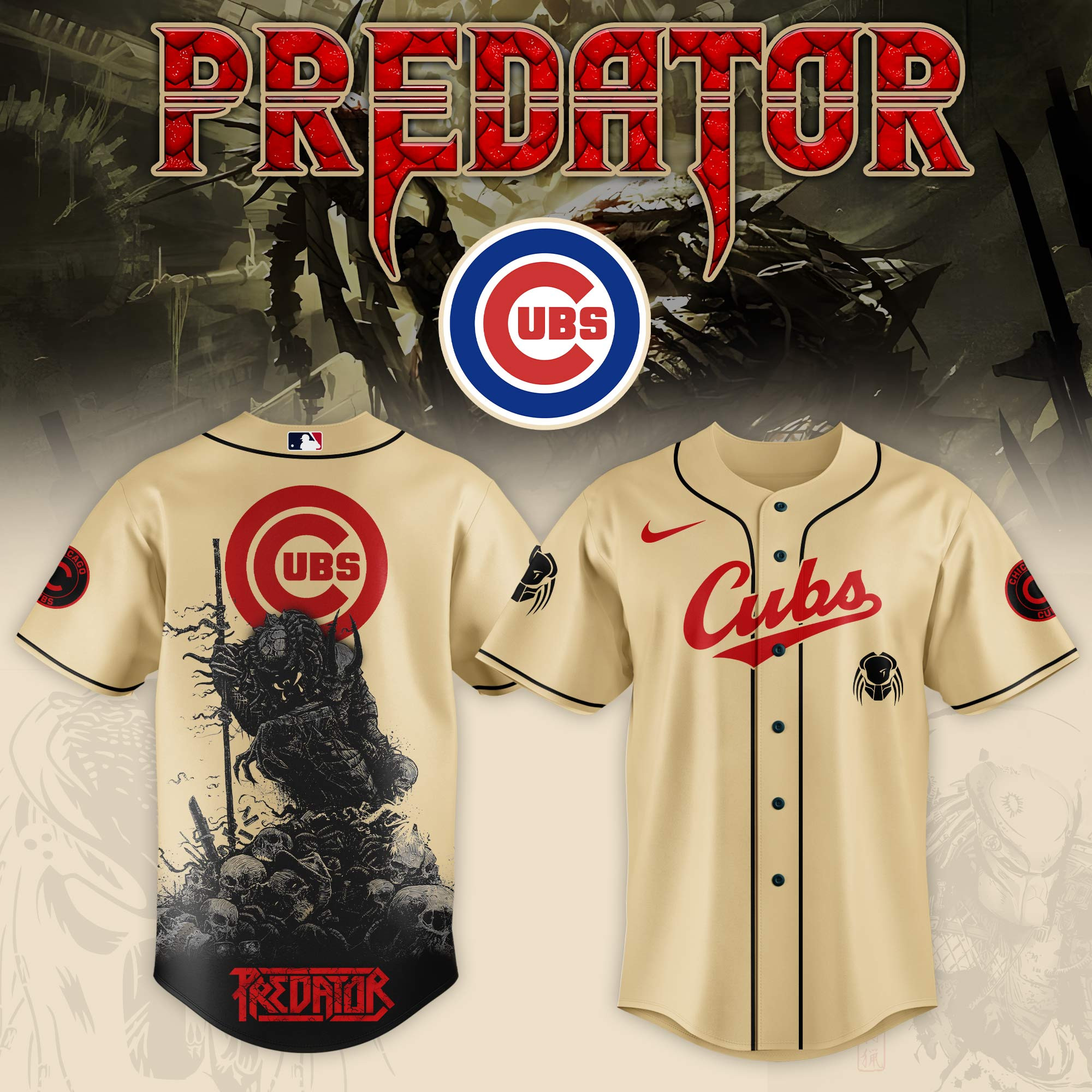 Chicago Cubs Mlb X Predator Baseball Jersey For Fans