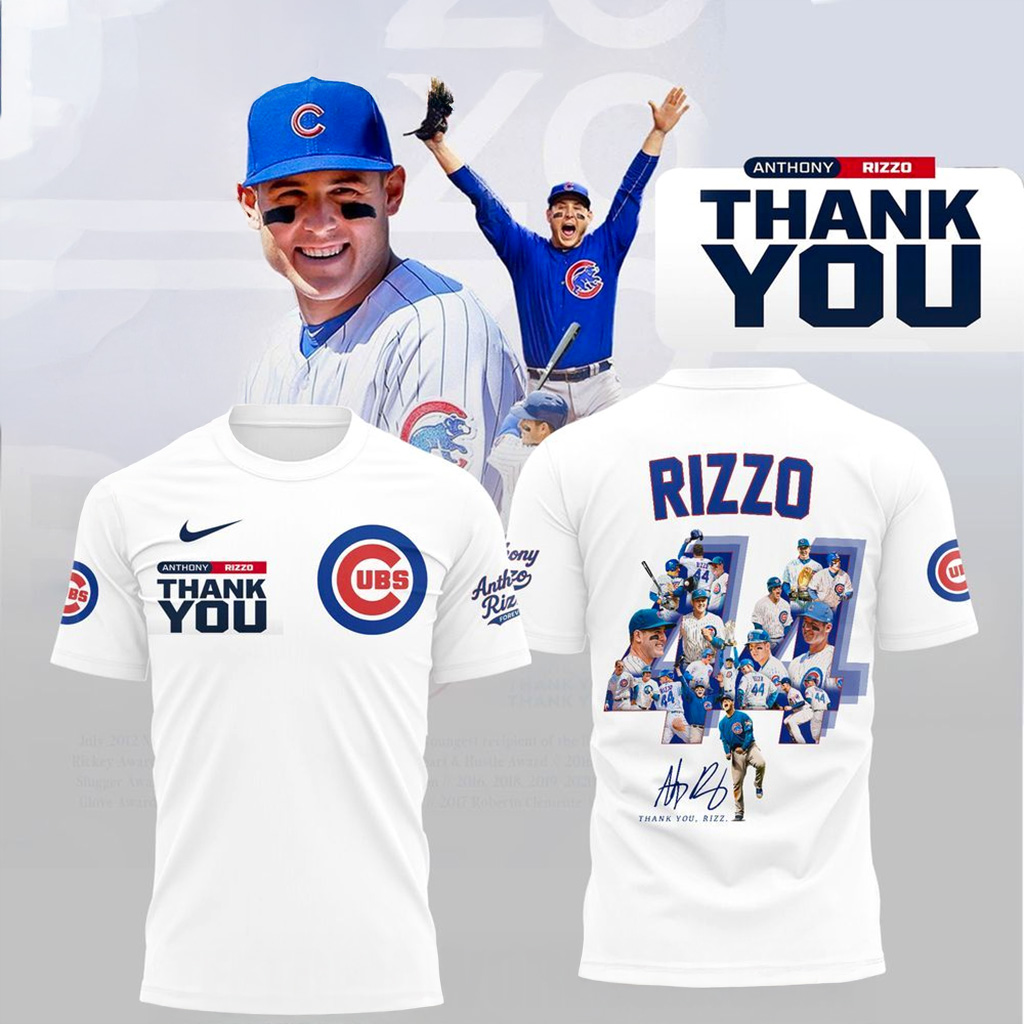 Chicago Cubs Thank You Legend Anthony Rizzo T-Shirt Chicago Cubs Merch Cool Baseball Gifts