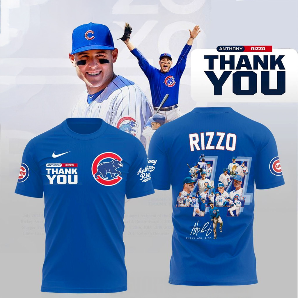Chicago Cubs Thank You Legend Anthony Rizzo T-Shirt Chicago Cubs Merch Gift For Friend