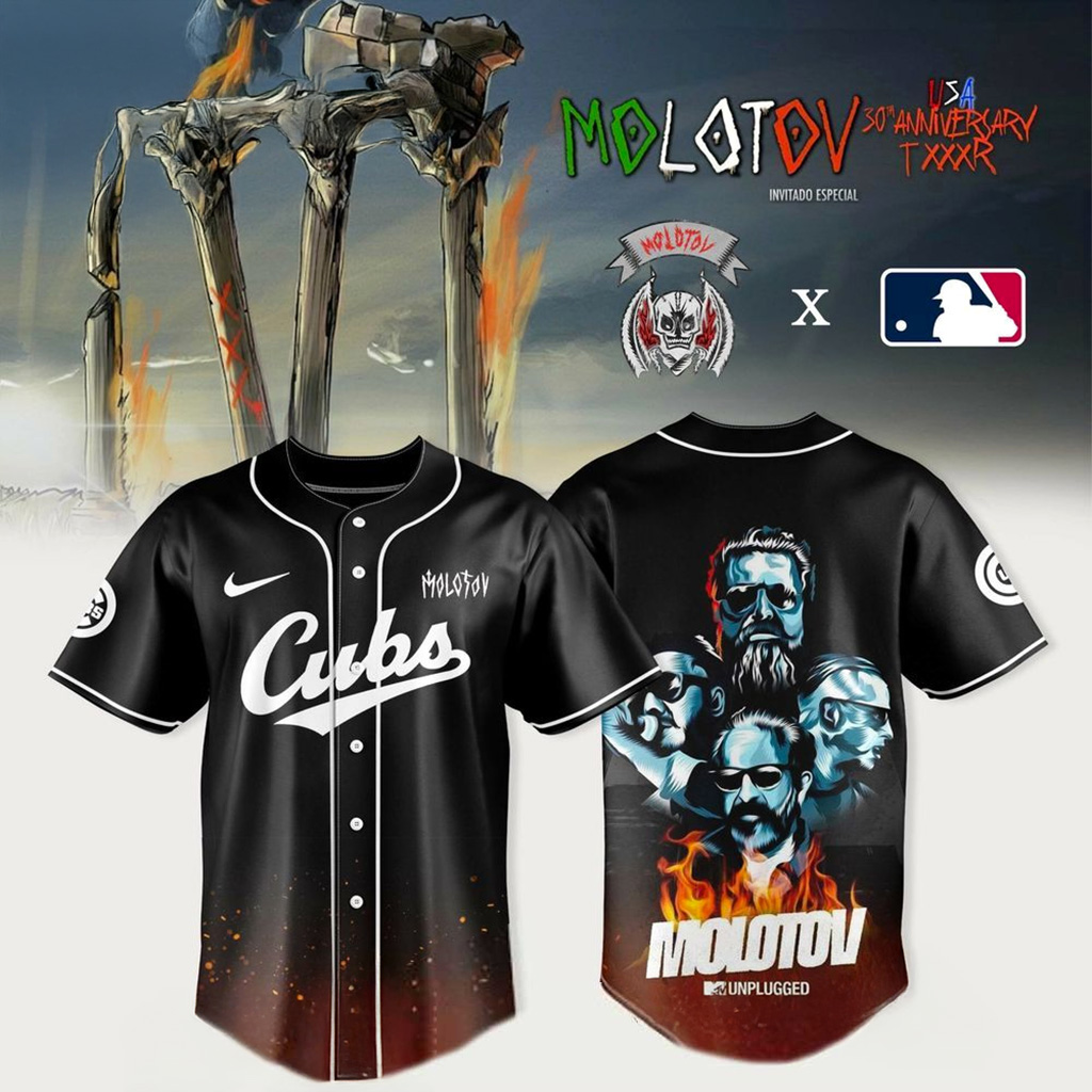 Chicago Cubs X Molotov 30Th Anniversary TXXXR Jersey Cubs Merch Baseball Enthusiast Gifts