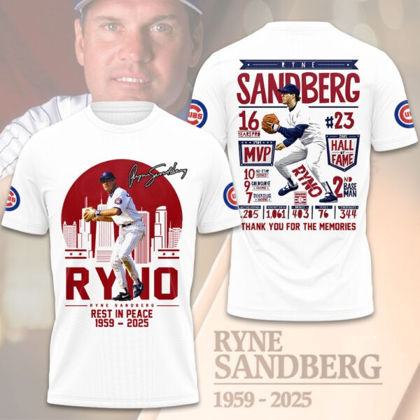 Chicago Cubs x Ryne Sandberg Forever 23 Tshirt Merch Gift For Baseball Lovers