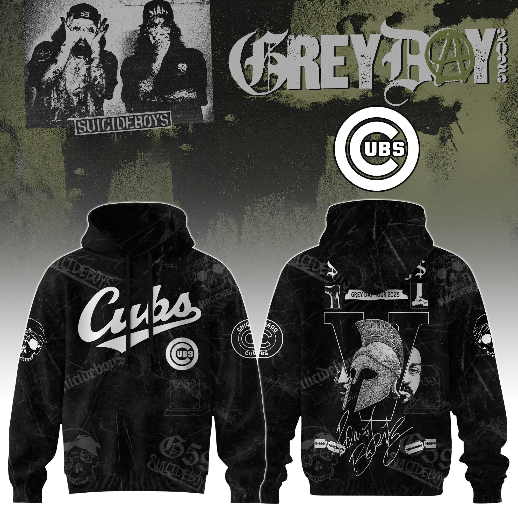 Chicago Cubs X Suicideboys G59 Hoodie 2025 Gift For Baseball Fans