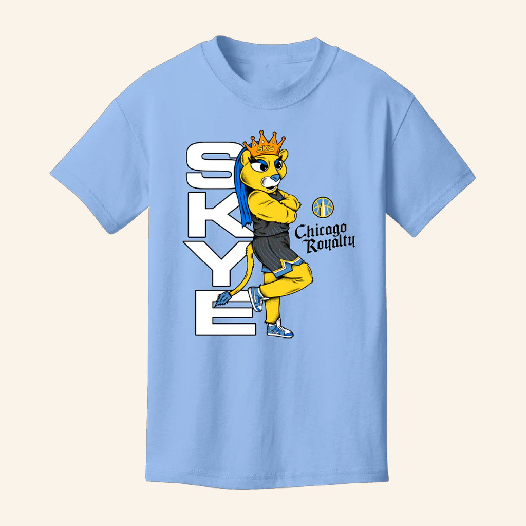 Chicago Sky Merch Skye Royalty T-Shirt Birthday Gift For Husband