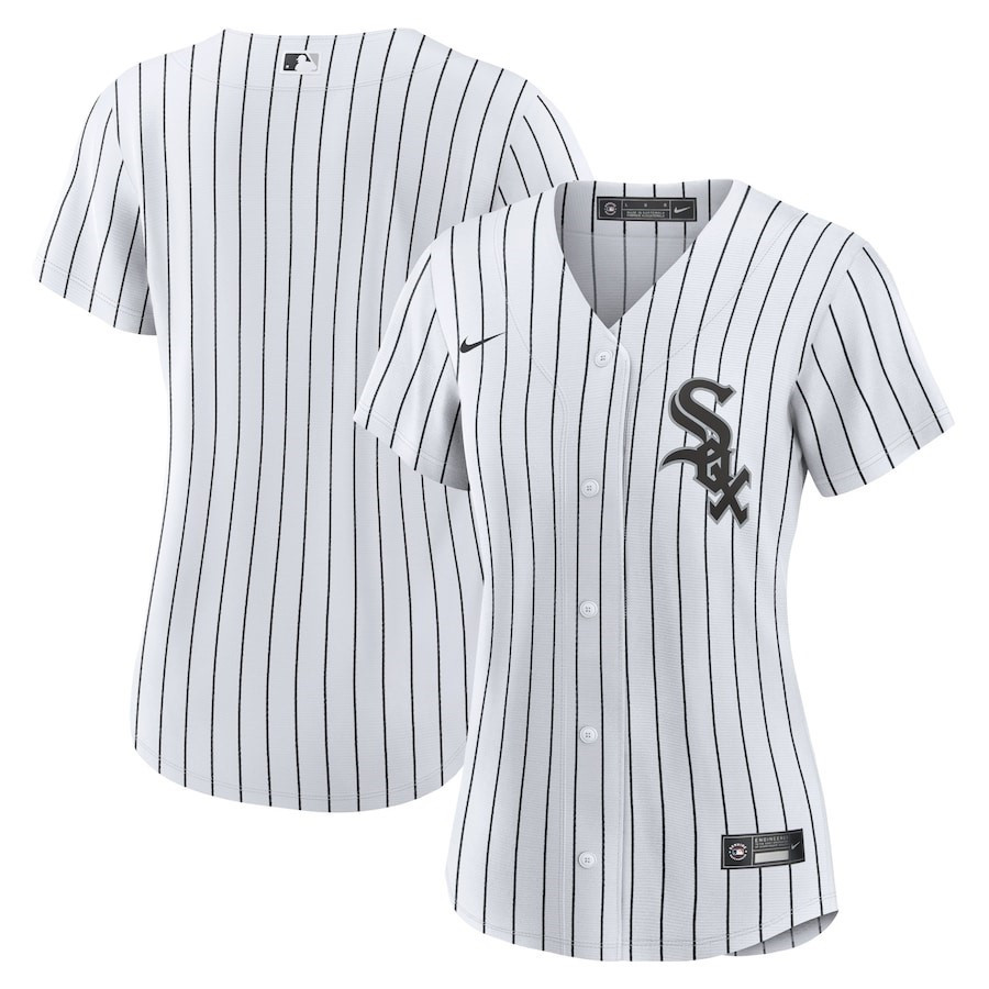 Chicago White Sox Women's Home Blank Jersey - White - JS691