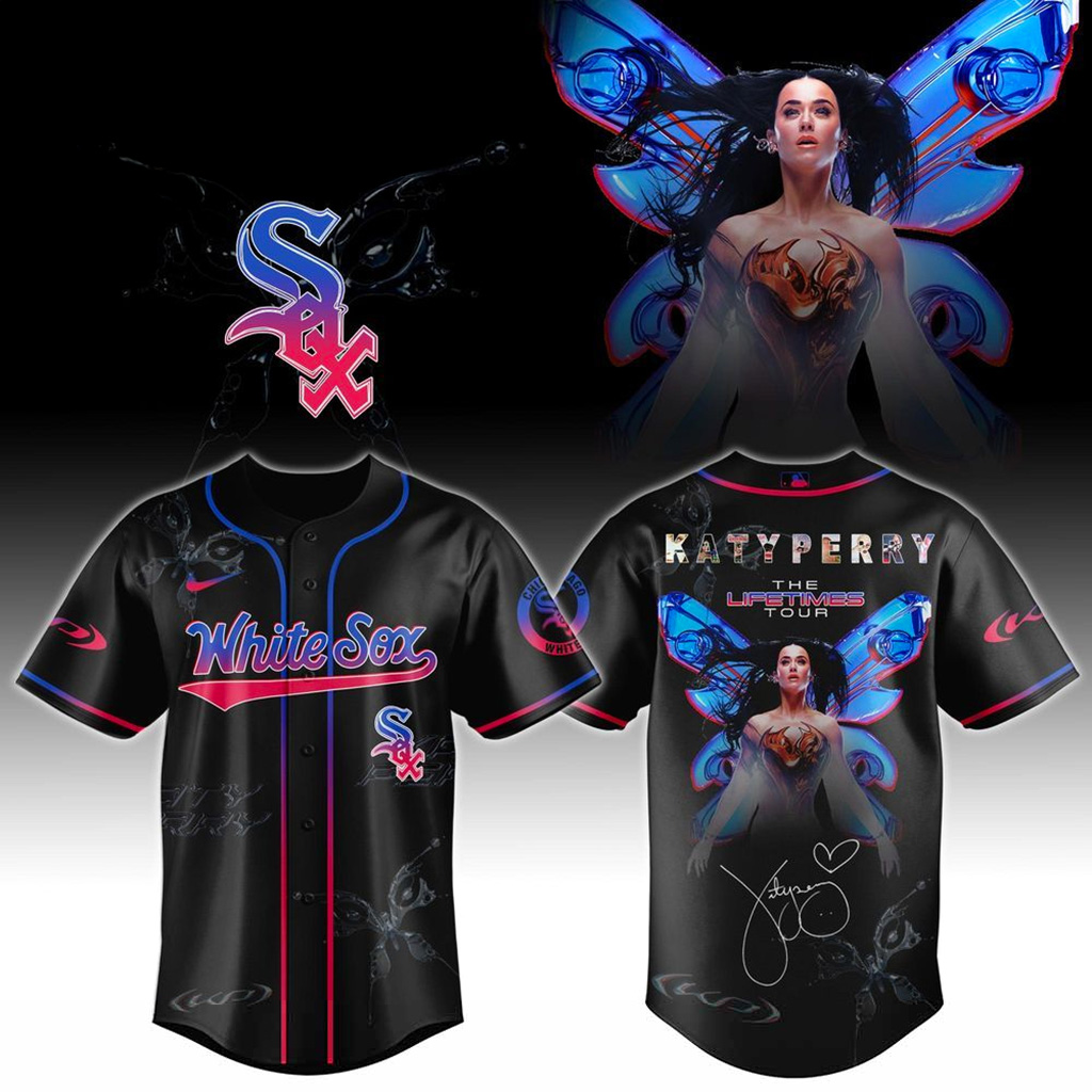 Chicago White Sox X Katy Perry The Lifetimes Tour 2025 Jersey Chicago White Sox Merch Fans Gifts