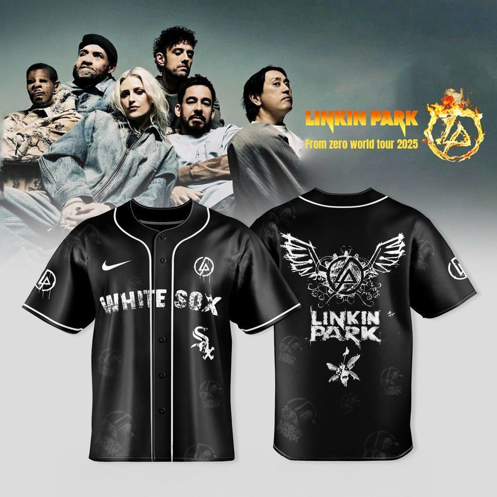 Chicago White Sox X Linkin Park From Zero World Tour 2025 Jersey White Sox Merch For Fans