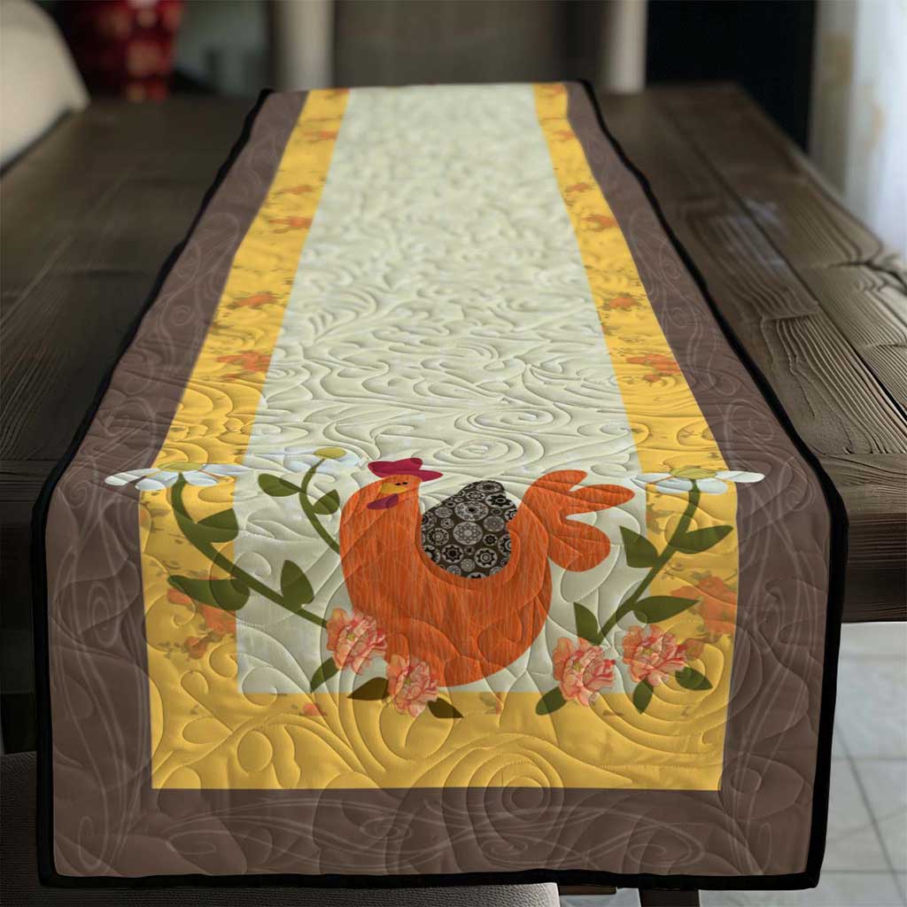 Chicken Quilted Table Runner Decorations Best Items Gifts For People Who Love Chickens