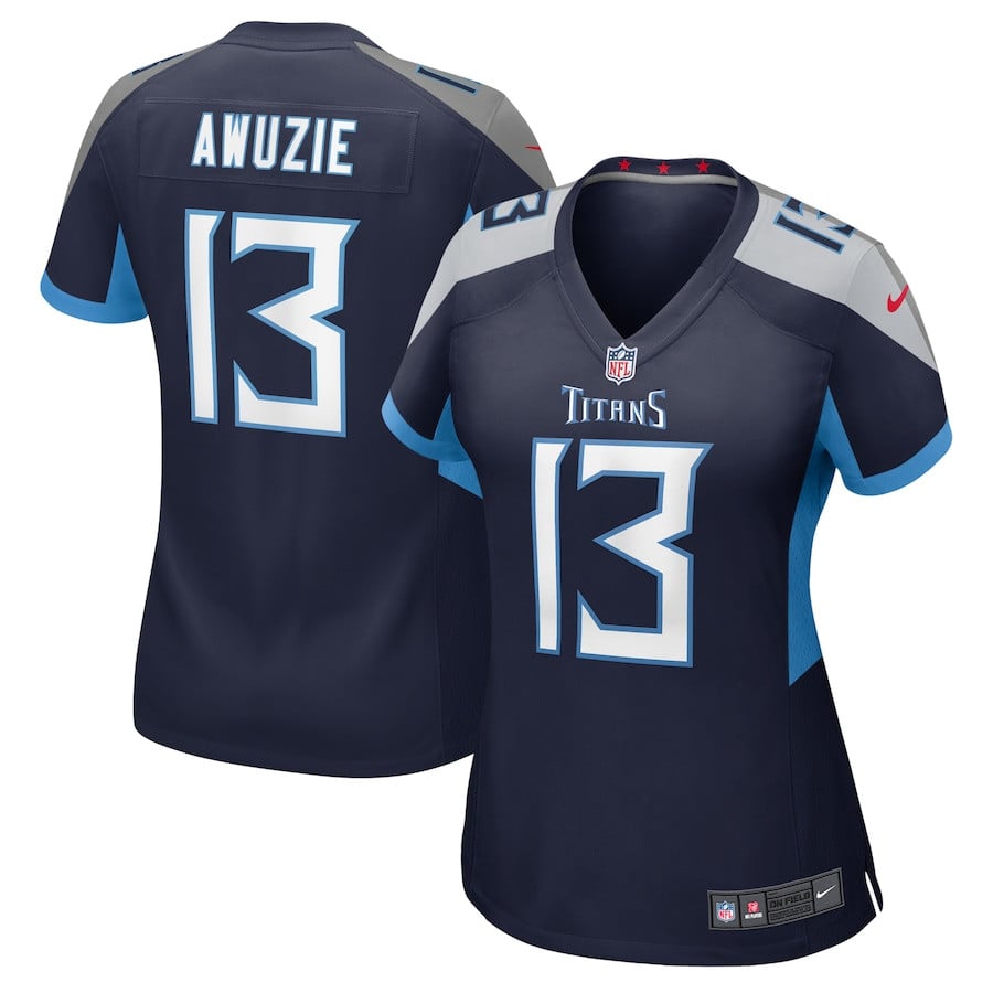 Chidobe Awuzie 13 Tennessee Titans Women's Game Jersey - Navy - JS132