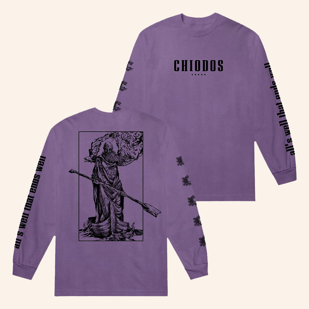 Chiodos Merch All's Well That Ends Well Violet Long Sleeve T-Shirt Gifts For Friends