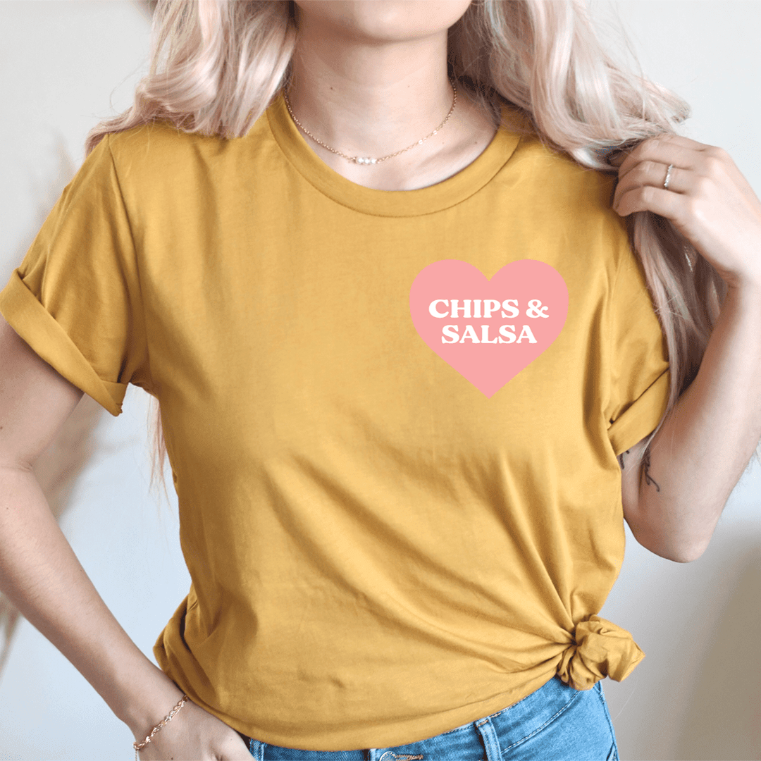 Chips & Salsa T-Shirt Celebrate Your Love For The Ultimate Snack Combo Shirt
