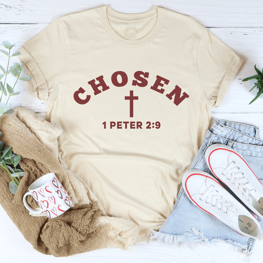 Chosen 1 Peter 2:9 T-Shirt A Faith-Inspired Design To Wear Your Beliefs Proudly Shirt