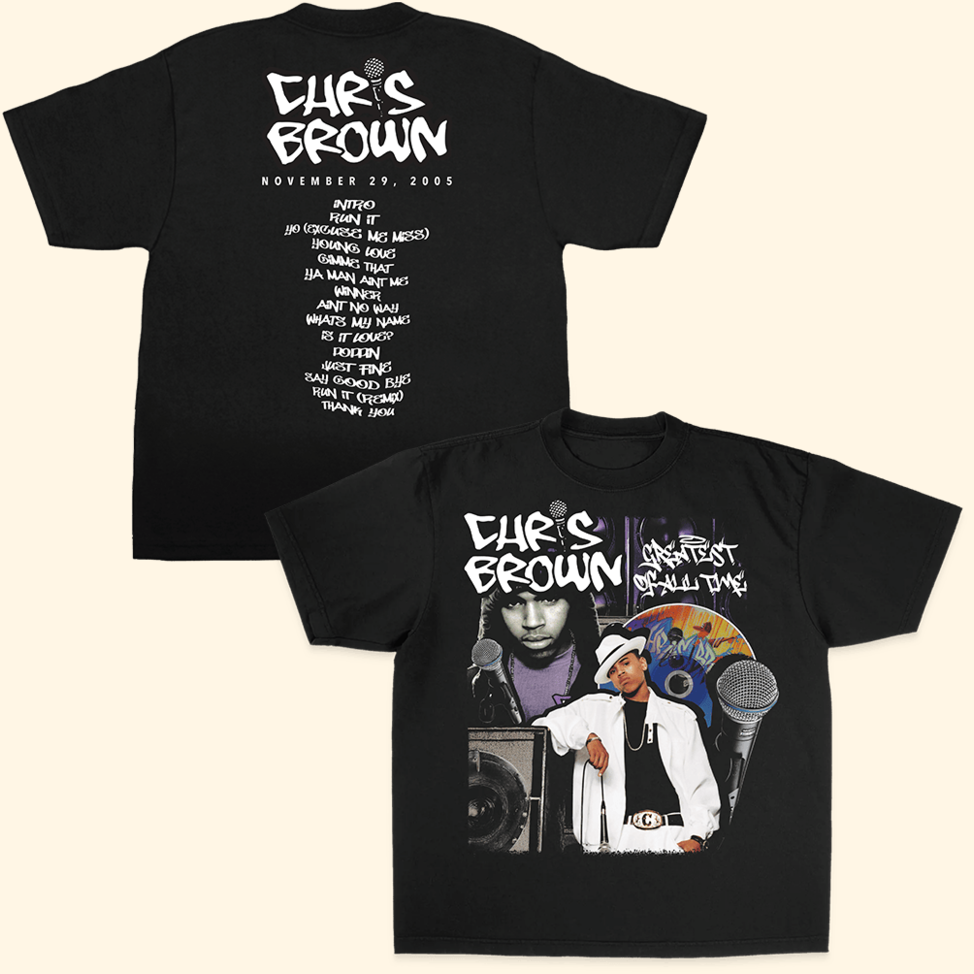 Chris Brown 19 Year Anniversary T-Shirt Chris Brown Merch Perfect Father's Day Birthday Gifts