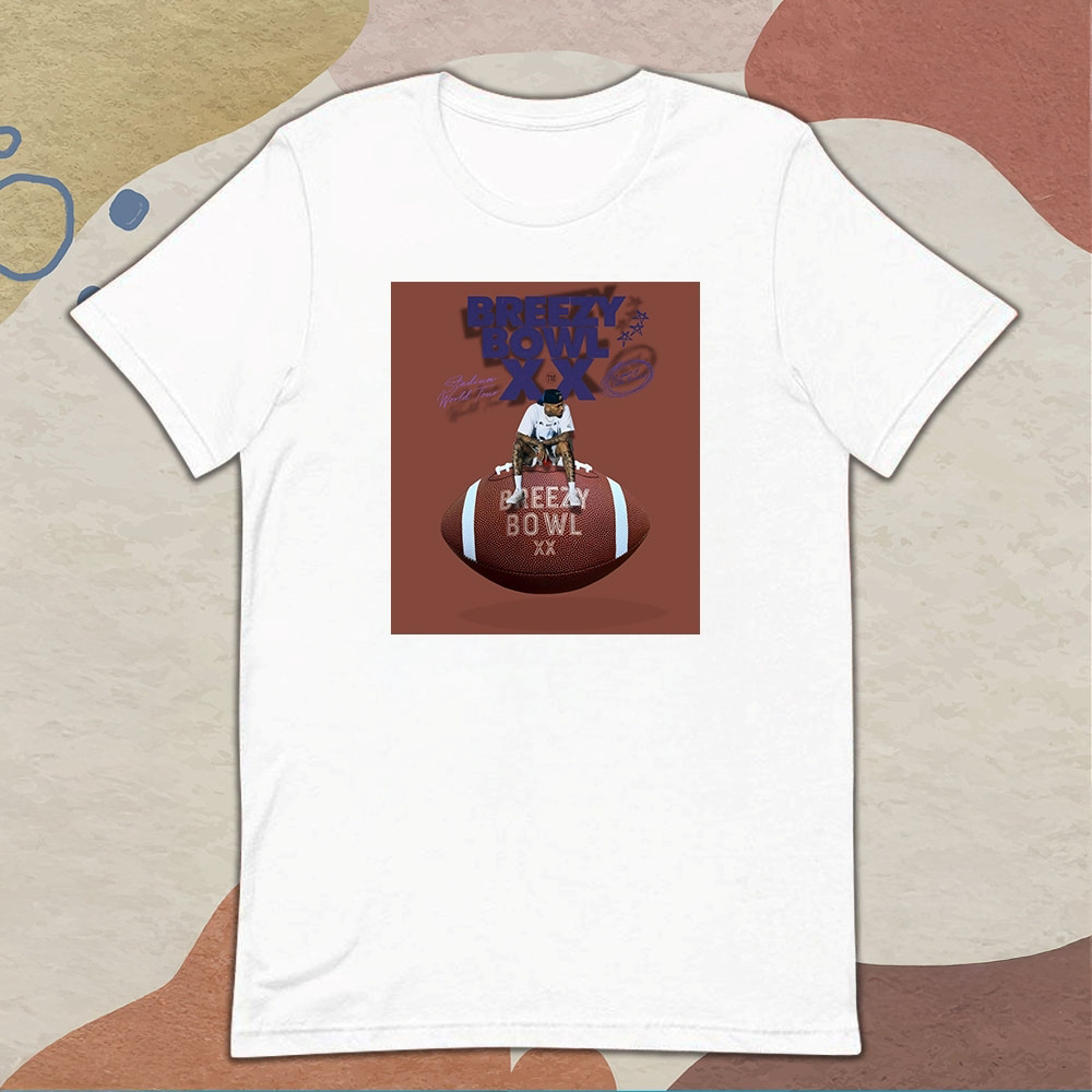 Chris Brown Breezy Bowl XX T-Shirt Gifts For Music Fans