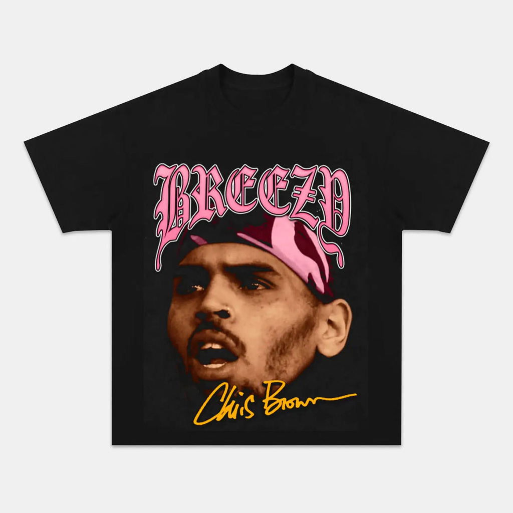 Chris Brown Graphic T-Shirt Fan Merch Music Gift Ideas For Guys
