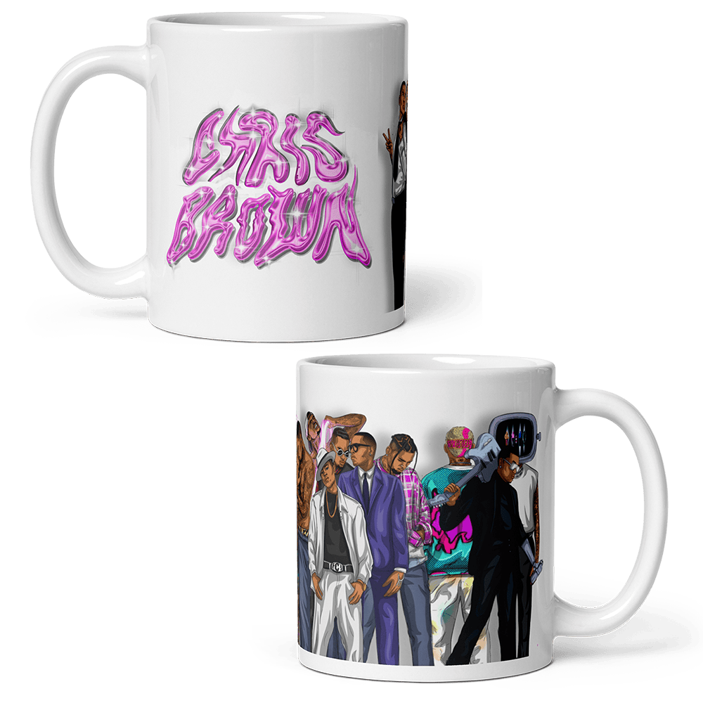 Chris Brown Merch 20 Years Of Chris Brown Mug Music Lovers Gifts For Fans
