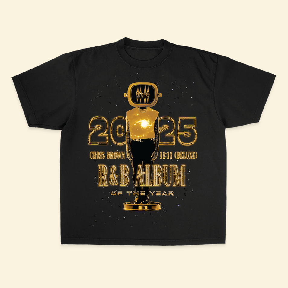 Chris Brown R And B Album Of The Year 2025 T-Shirt Chris Brown Merch Best Father's Day Gifts
