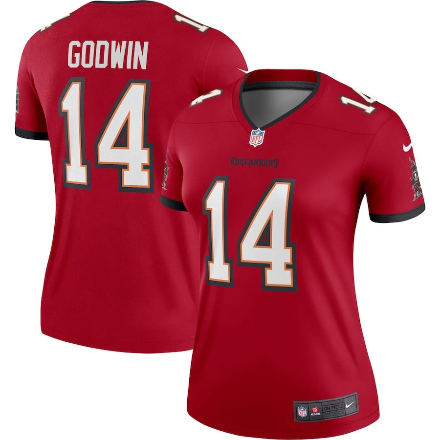 Chris Godwin 14 Tampa Bay Buccaneers Women Legend Jersey - Red - JS781