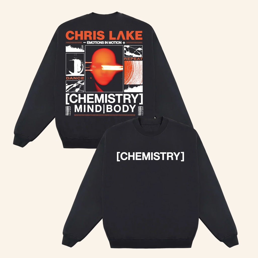 Chris Lake Merch Chemistry Mind Body Sweatshirt Chemistry Album Tour 2025 Apparel Fan Merch