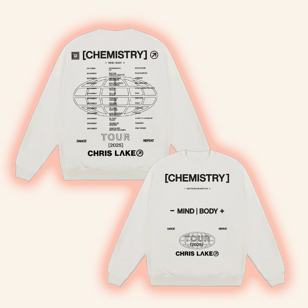 Chris Lake Merch Chemistry Tour Sweatshirt Chemistry Album Tour 2025 Apparel Fans Gifts