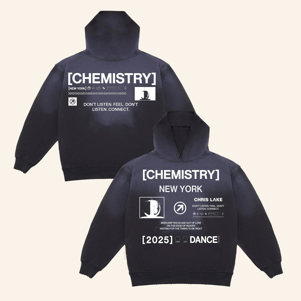 Chris Lake Merch New York Dance Hoodie New York Chemistry Album Tour 2025 Apparel Fans Gifts