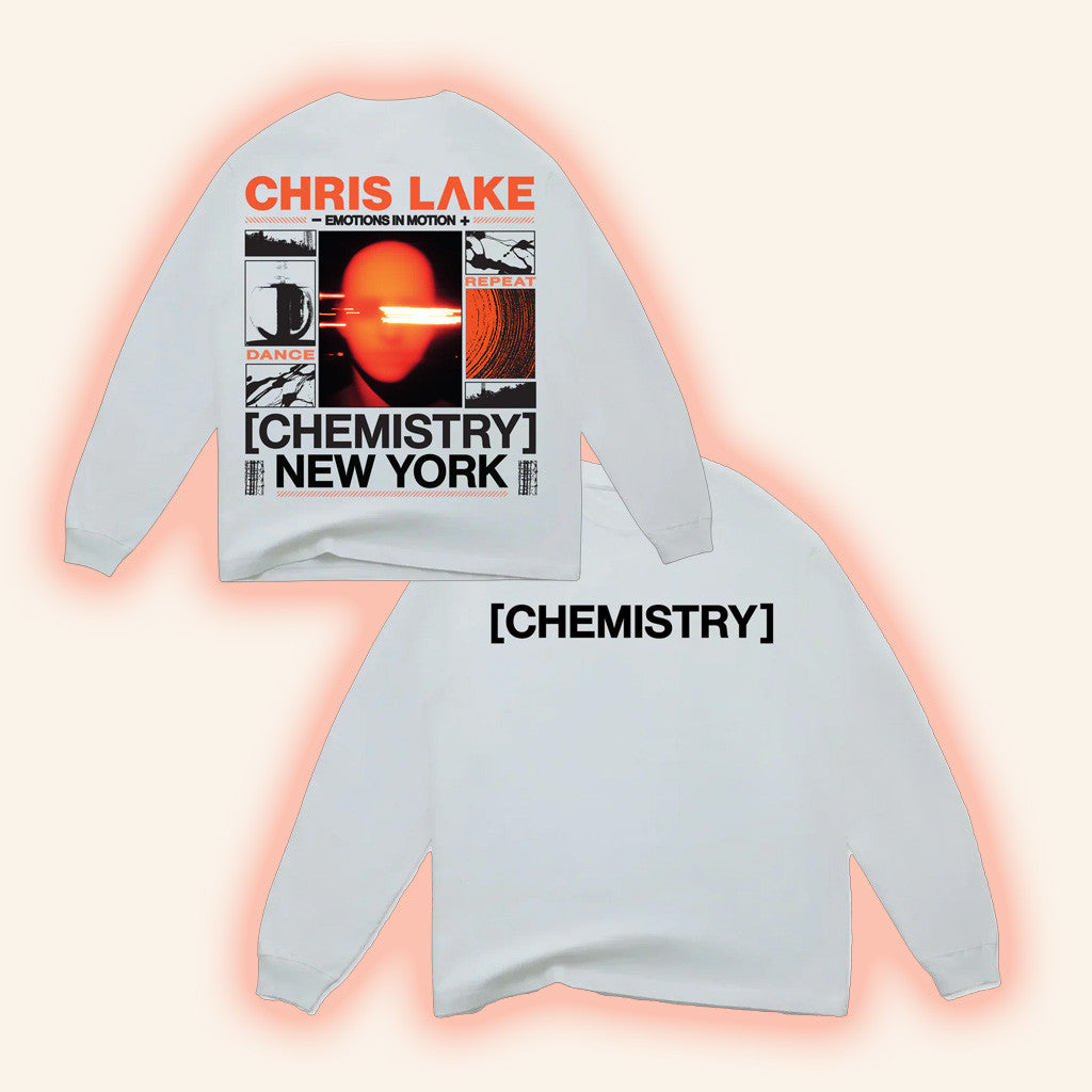 Chris Lake Merch New York Head Long Sleeve T-Shirt New York Chemistry Album Tour 2025 Apparel