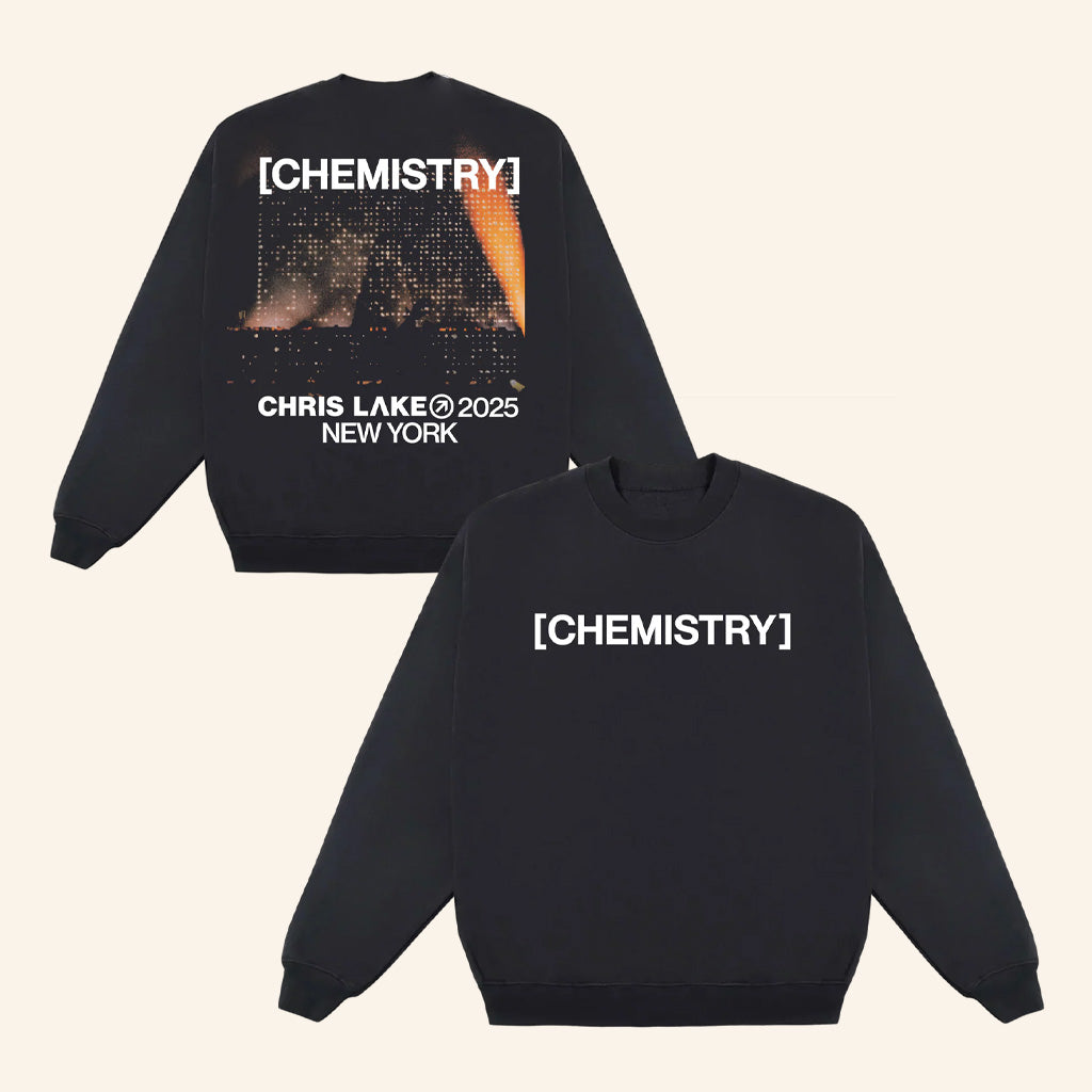 Chris Lake Merch New York Show Image Sweatshirt New York Chemistry Album Tour 2025 Apparel