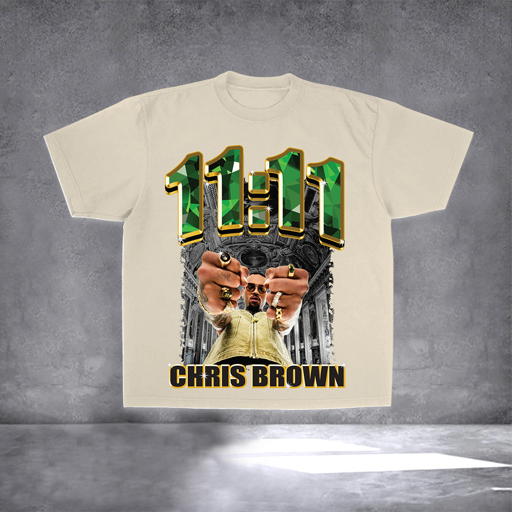 Christ Brown Emeralds Gold 11 11 Shirt Unique Gifts For Music Lovers