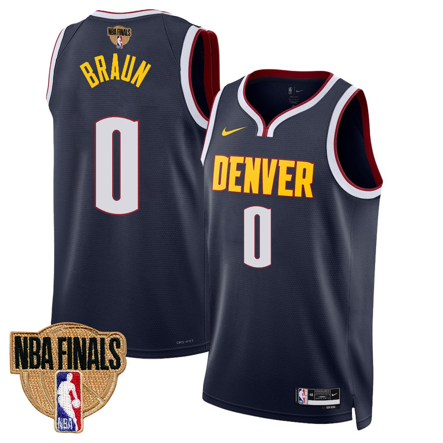 Christian Braun 0 Denver Nuggets Final Champions 2023 Swingman YOUTH Jersey - Black - JS939